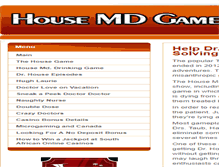 Tablet Screenshot of housemdgame.com